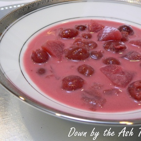 Hungarian Sour Cherry Soup